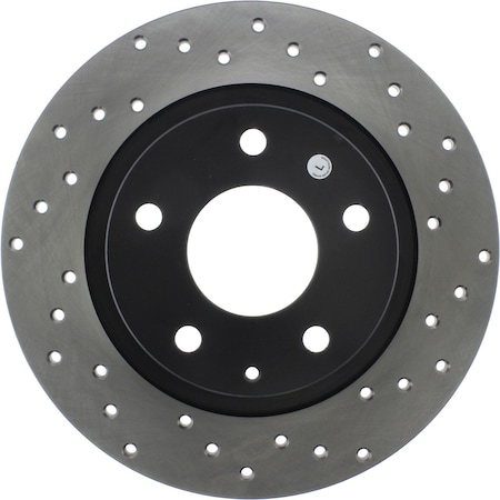 Centric Parts Sport Cross Drilled Brake Rotor, 128.45085L 128.45085L